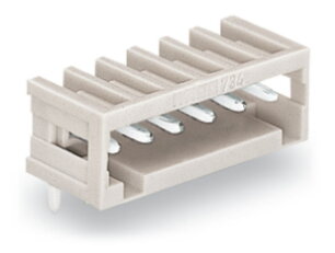 Konektor s pájecími piny THT pájecí kontakt 0,8x0,8 mm úhlové světle šedá 9pól.
