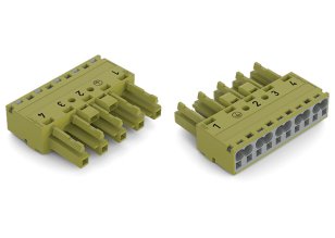 Zdířka 5pól. Kód. B světle zelená WAGO 770-265/073-000