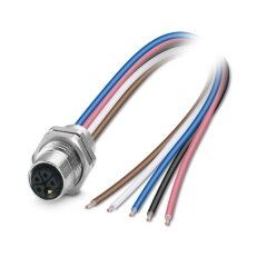 SACC-DSI-M12FSL-4FE-M16XL/1,0X Přístrojový konektor zezadu stěny 1238579