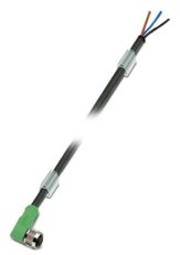 SAC-3P-10,0-PVC/M 8FR BK Kabel senzoru/aktoru 1527773