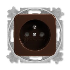 ABB REFLEX Zásuvka chráněná s clonkami bezšroubová hnědá 5519B-A02357 H