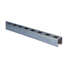 C-profil Typ E4, perforovaný, 3 000mm x 38 mm x 15,5 mm x 2 mm