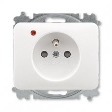 ABB 5599B-A0235724G Zásuvka 1násobná s ochraným kolíkem,s ochranou před přepětím