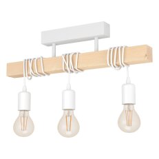 Stropní svítidlo TOWNSHEND bílá/dub 3X60W IP20 EGLO 44082