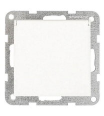 SCHUKO s bezpečnostní clonkou a klapkou, bílá SCHRACK EV101305--