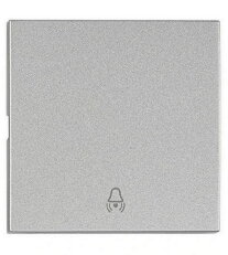 Kryt spínačů a ovladačů, symbol zvonek, stříbrný SCHRACK EV122203--