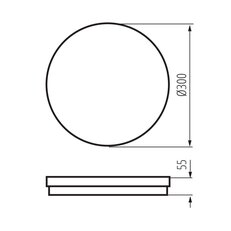 Přisazené LED svítidlo BENO ECO 30W CCT O W, KANLUX 38384