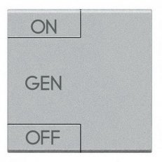BTICINO LIVINGLIGHT MYHOME KRYTKA SPÍNAČE PODSVĚTLENÁ ON/OFF/GEN 2M TECH