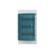 Nástěnná rozvodnice ABB IP65/36M (12x3), Mistral65 vč. N/PE, průhledná dvířka