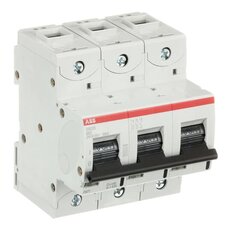 S803S-B63 jistič 3P char. B 63A s klecovou svorkou Icu 50kA ABB 2CCS863001R0635