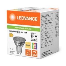 Světelný zdroj LED PAR16 DIM P 3.7W 930 GU10 LEDVANCE 4099854457548