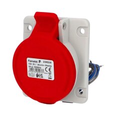 Zásuvka vestavná 23M330 IP44-54/400V/16A/4P 6h, šikmá 10°, mikrospínač SpeedPRO
