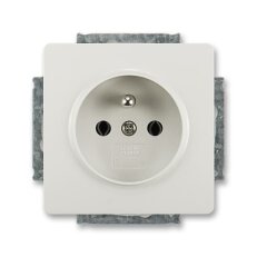 ABB Swing Zásuvka chráněná 16A 250 Vstř. světle šedá BLISTR 5518G-02349 S1W