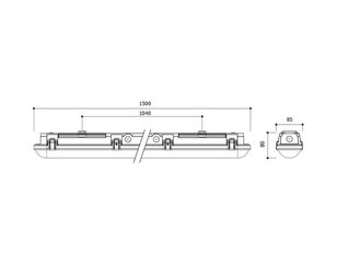 ORAVA LED IP66 258 60W PANLUX PN33300049