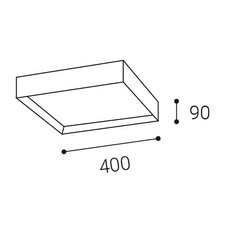Svítidlo MILO 40, W DIM TRIAC 30W 2CC3000K/4000K stropní bílé LED2 1272251DT