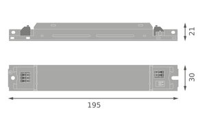 LED DRIVER DIP-SWITCH LINEAR HIGH EFFICACY  80/350-500/230