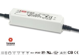 Napájecí zdroj pro LED 25W 24V 1050mA MEAN WELL LPF-25-24