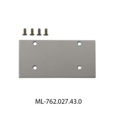 Koncovka pro NB bez otvoru, kovová, 1 ks MCLED ML-762.027.43.0