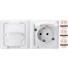 131202003 Surface mount, socket outlet,