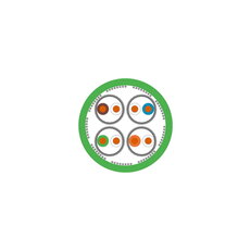 Ethernetový kabel ETHERLINE PN CAT.7 P A LAPP 2170607