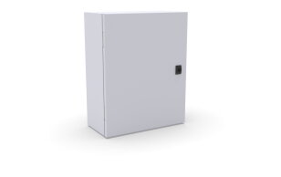 Kovová skříň SiBox 500x400x200 mm, IP 65, RAL7035 SIBOX-504020