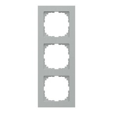 Rámeček Merten M-Pure, trojnásobný, aluminium, matný plast MEG4030-3660