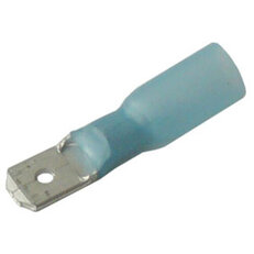 Kolík plochý se smrštovací bužírkou, průřez 1,5-2,5mm2/4,8x0,5mm KPPS 2,5-45