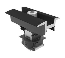 Fasádní středová úchytka, černá FacadeClamp MC Black 25-40 Set