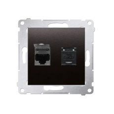 D62.01/48 Dvojitá počítačová zásuvka RJ4