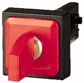 Eaton Q25S1-RT Ovládací hlavice s klíčem, 2polohy, 25x25, bez aret, 45°, červená