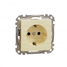 Sedna D/E Zásuvka 230V 16A Schuko, Bříza SCHNEIDER SDD180021