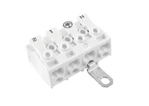 Svorkovnice SLK 3/4 E-SCHR (N-E-1-2) pro svítidla PC bílá Eleman 1000414