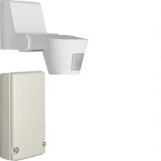 Nástěnná sada - KNX RF čidlo pohybu 220° bateriové a spínací člen 1-násobný bílá