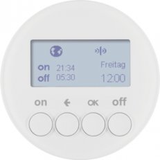 KNX RF časový spínač, quicklink, R.x/serie 1930/R.classic, bílá lesk 85745239