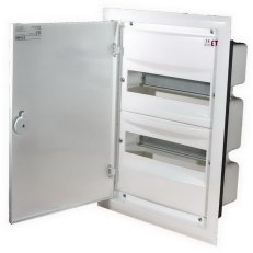 Zapuštěná rozvodnice s plechovými dvířky ERP12-2 24M (2x12) IP40 ETI 001101202