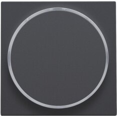 Středový kryt tlačítko 6A-ANTHRACITE NIKO 122-64006