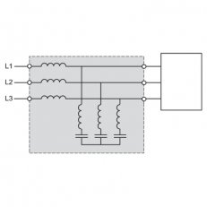 Pasivní harmonický filtr pro ATV61/71 216 A / 400 V THDI 16% SCHNEIDER VW3A4611