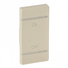 VALENA LIFE KRYT PRO MYHOME_UP SYMBOL ON/OFF PRAVÝ 1MODULOVÝ BÉŽOVÝ LEGRAND