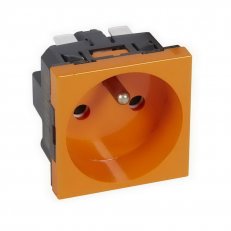 MOSAIC ZÁSUVKA 2P+T 2MODULOVÝ ORANŽOVÁ LEGRAND 077147