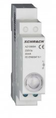 Instalační LED signálka AMPARO, bílá, 230 V AC/DC SCHRACK AZ106804--