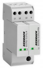 Svodič přepětí Ecotec 3+0 pro TN-C, třída T2+T3 SCHRACK IS111334--