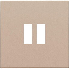 Kryt USB nabíječky CHAMPAGNE COATED NIKO 157-68001