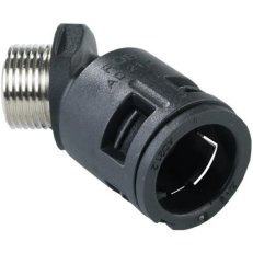 Hadicová spojka úhlová, 45°, černá, pro průměr 21,2mm AGRO 5102.021.225