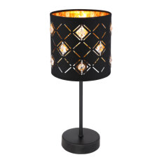 Stolní svítidlo ABBEY černá 1xE14, max. 40W 230V GLOBO 15448T