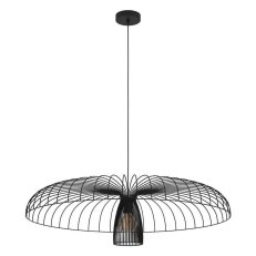 Závěsné svítidlo CHAMPERICO 1xE27 985 černá 60W IP20 EGLO 390217