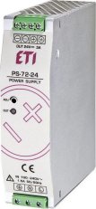 Napájecí zdroj PS-72-25 100-240V AC/140-340V DC 3A 24-28V DC 72W ETI 004656681