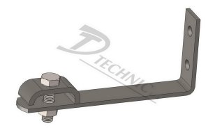 PV 23 Al Podpěra vedení na plechové střechy L=110 mm DT TECHNIC 420115
