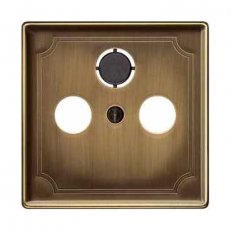 Schneider MTN294143 Centrální deska pro anténní zásuvky, S-Design, antique brass