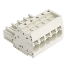 Pružinová svorka Push-in CAGE CLAMP 10mm2 světle šedá 5pól. WAGO 831-3105