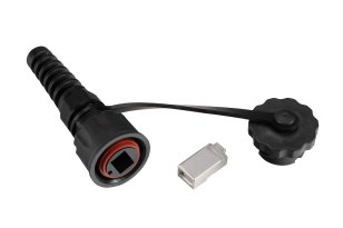 Průmyslový konektor CAT6 STP RJ45 IP67 SOLARIX 40001013
